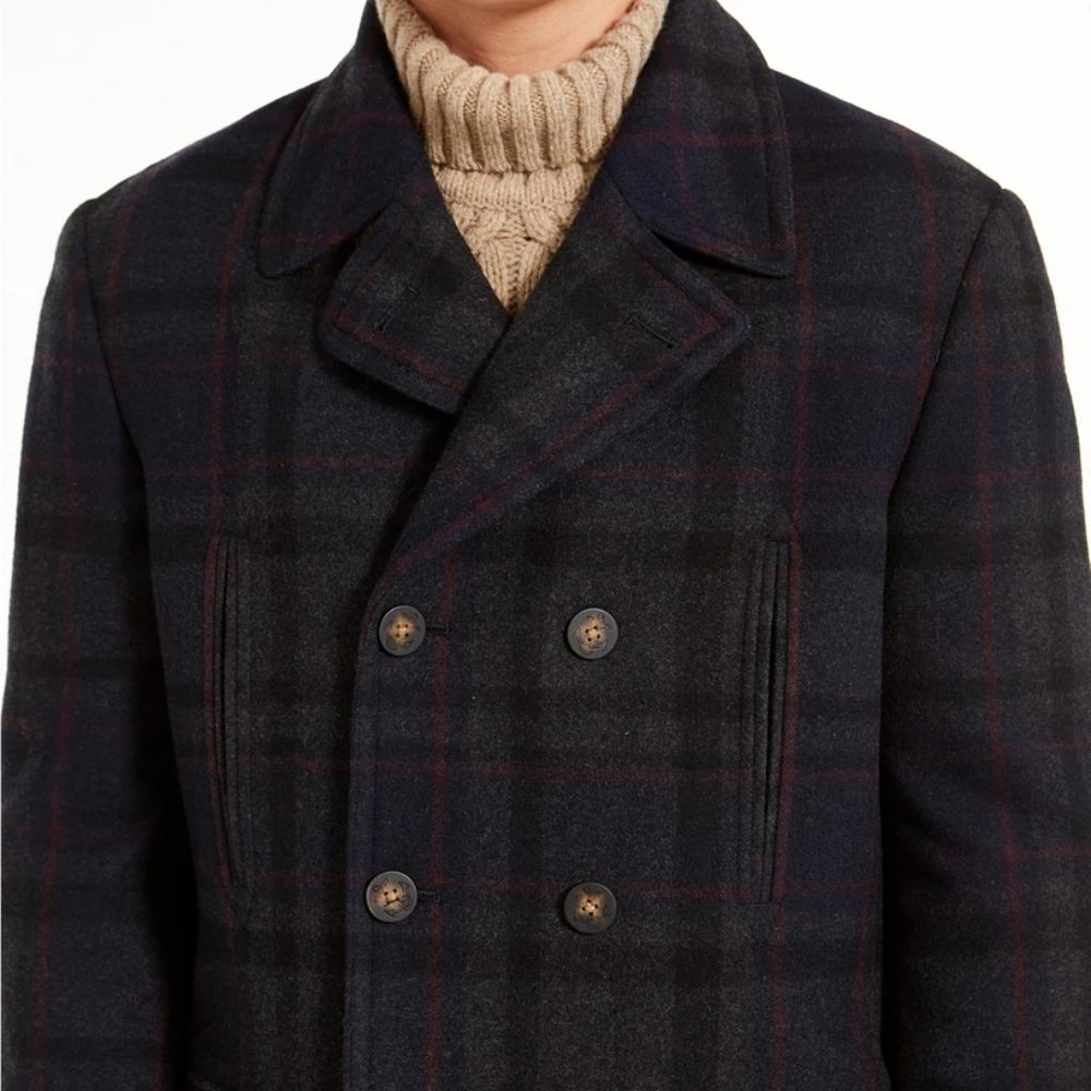 Ralph Lauren Luke Wool Blend Overcoat 52R